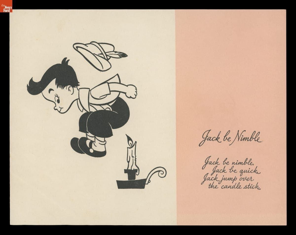 Booklet from "Jack Be Nimble" Wall Decoration Set
