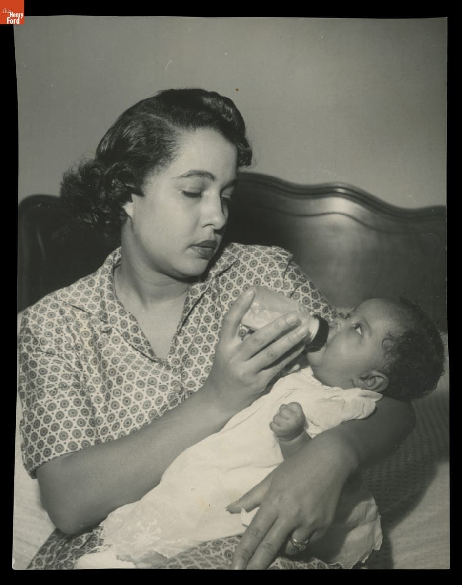 Richie Jean Jackson Holidng Infant Daughter Jawana, 1960