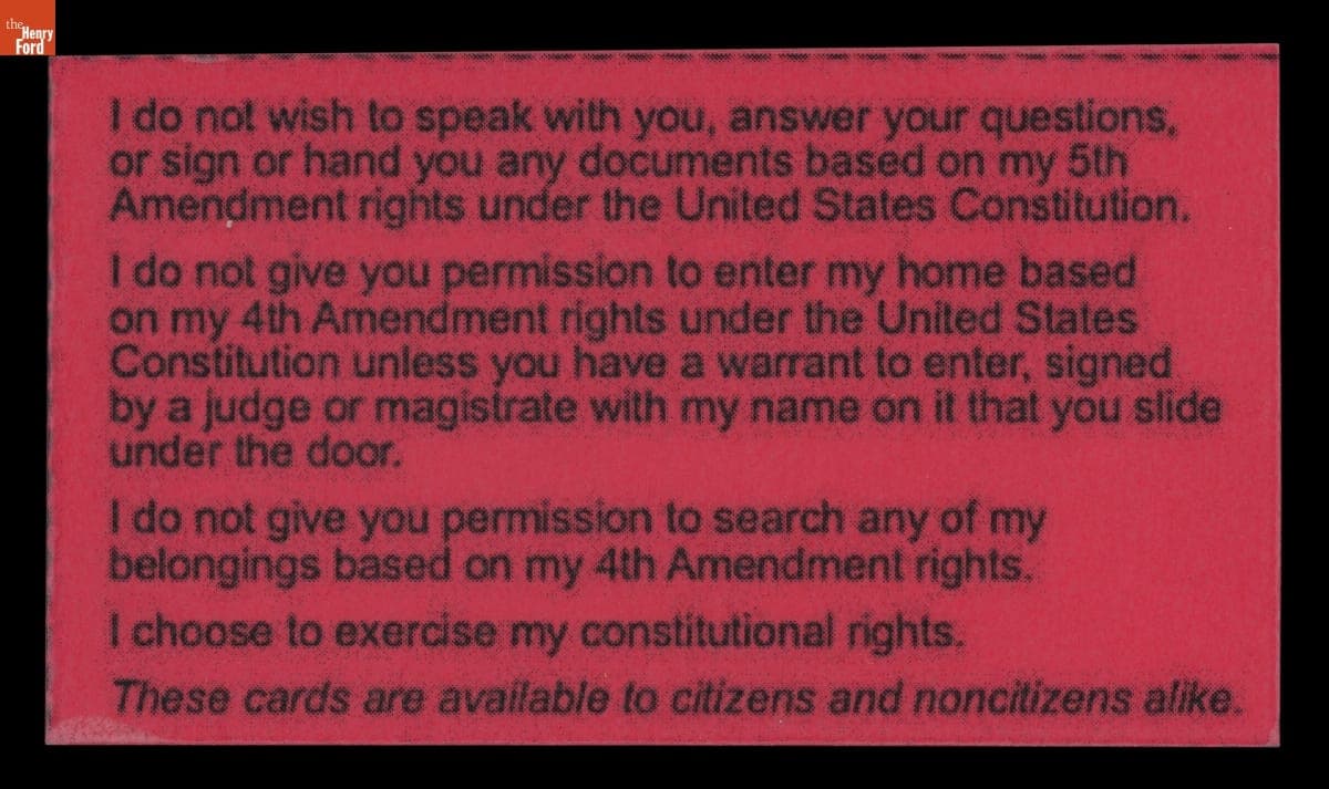 Rights Card, 2025