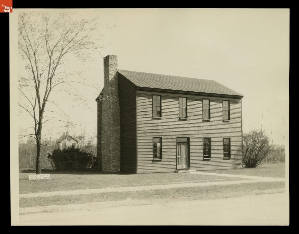 Logan County Courthouse in Greenfield Village, May 1930
