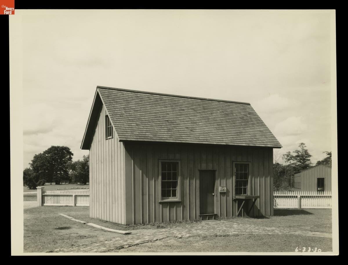 Menlo Park Glass House in Greenfield Village, June 1930