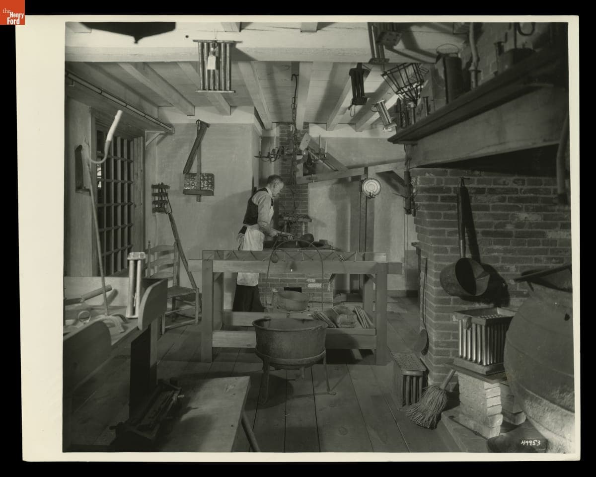 Candle Shop in Henry Ford Museum "Street of Shops" Exhibit, February 1941