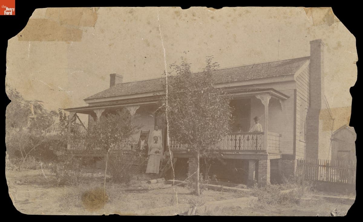 Members of the Richardson Family at their Home in Hamner, Alabama