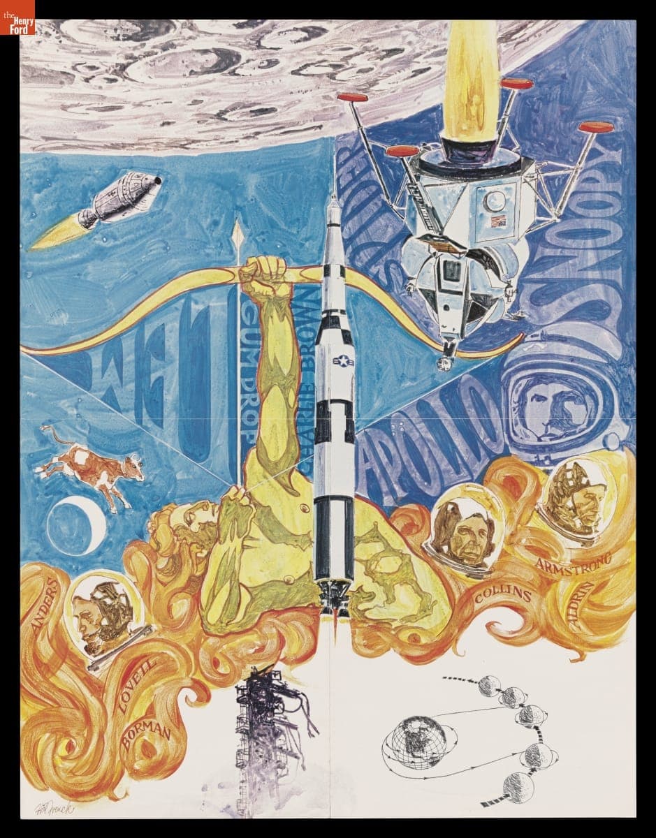 Moon Landing Poster, 1969