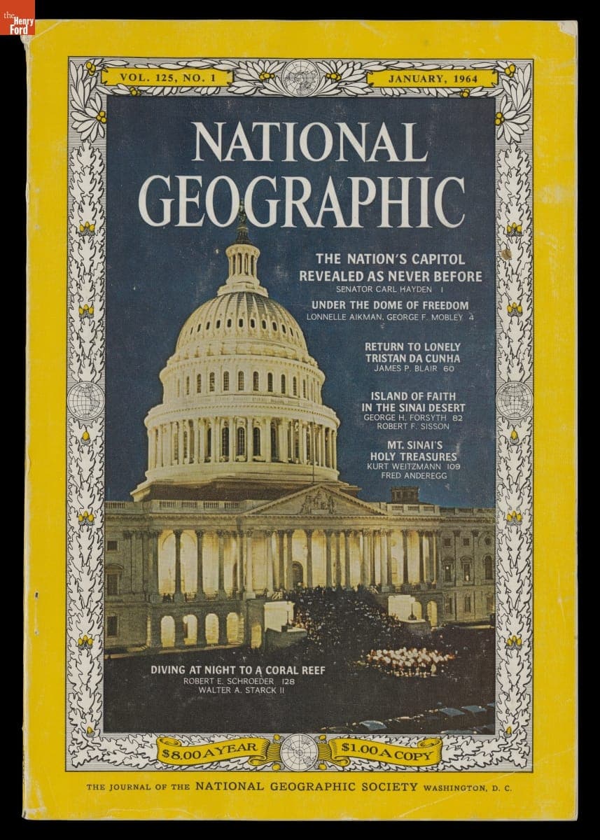"National Geographic," Vol. 125, No. 1, January 1964