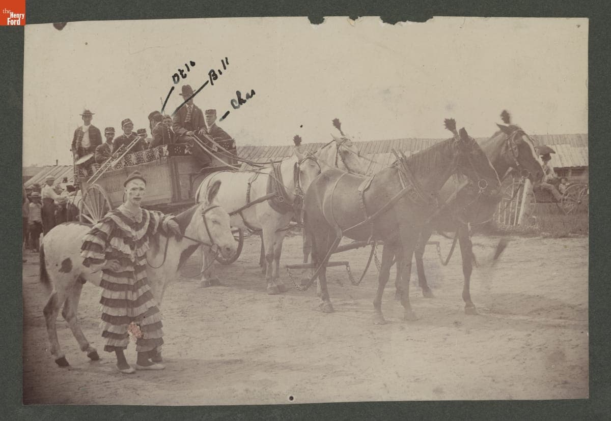 Wixom Brothers Circus at Ithaca, Michigan Fairgounds, August 18, 1900