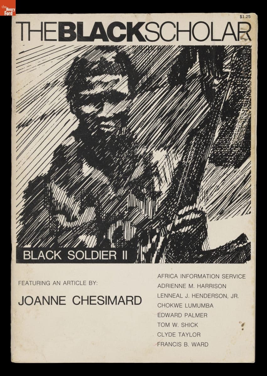 "The Black Scholar," October 1973 Issue, "Black Soldier II"