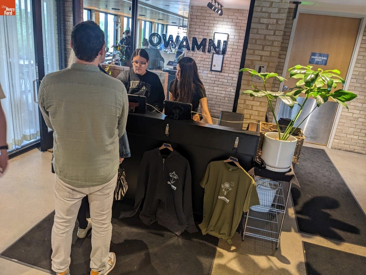 Checkout Counter at Owamni Restaurant, Minneapolis, Minnesota, June 6, 2025