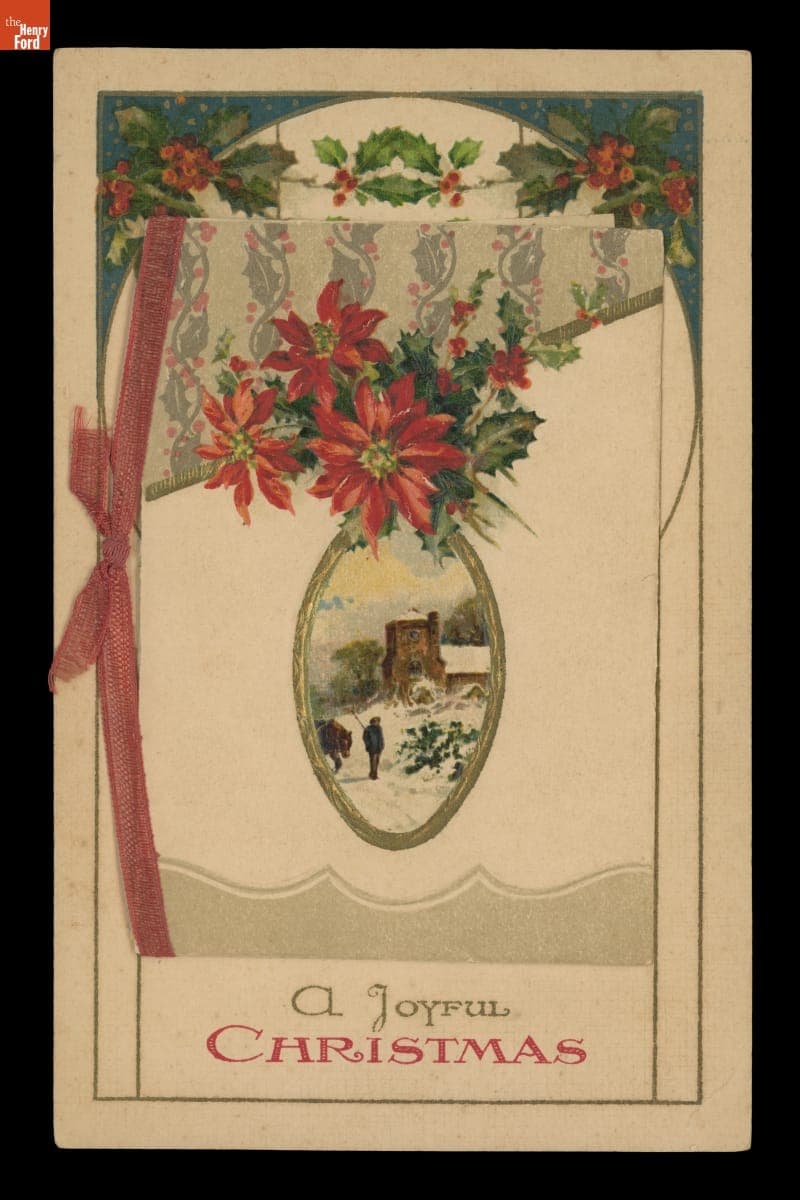 "A Joyful Christmas," Christmas Card Sent to Andrew Purnell, circa 1925
