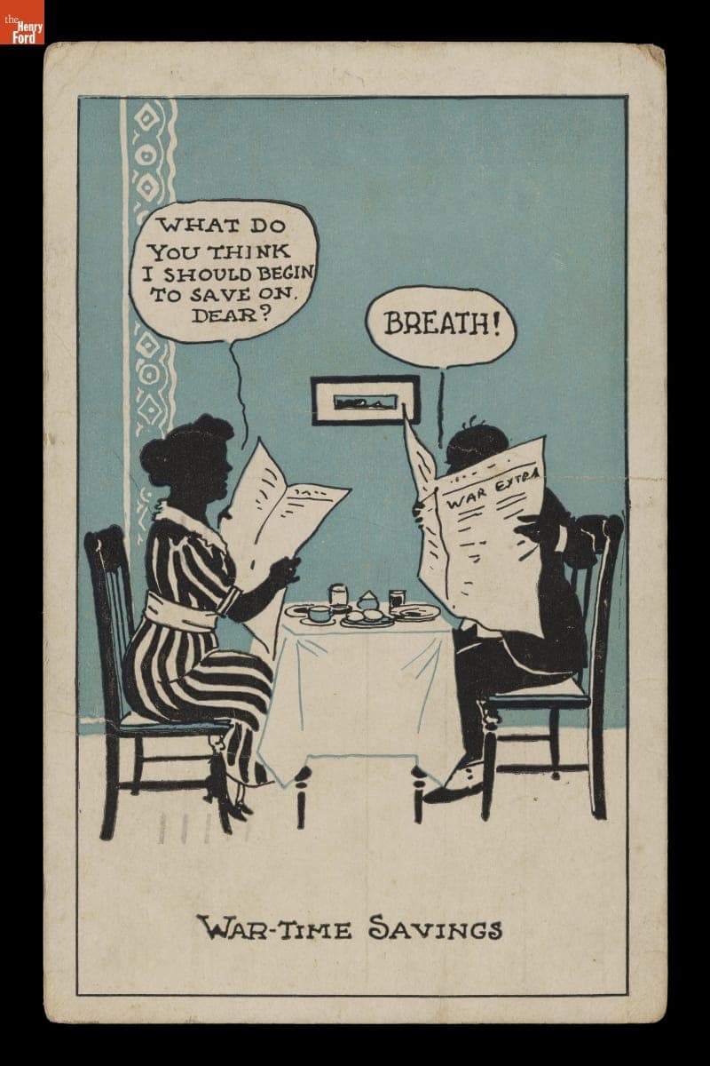 "War Time Savings," Sent to Andrew Purnell, Postmarked December 2, 1918