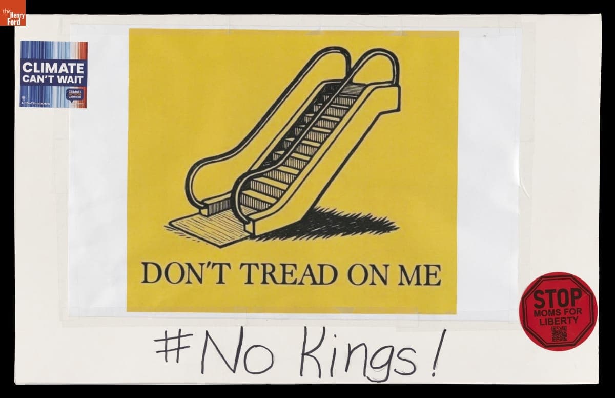 "Don't Tread on Me," No Kings Rally Sign, October 18, 2025