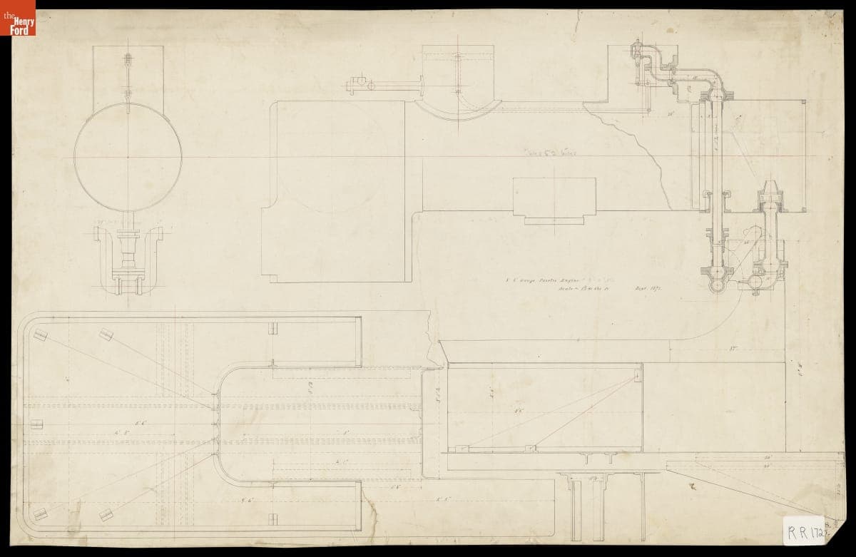 "3'6" Gauge Fairlie Engine," September 1872