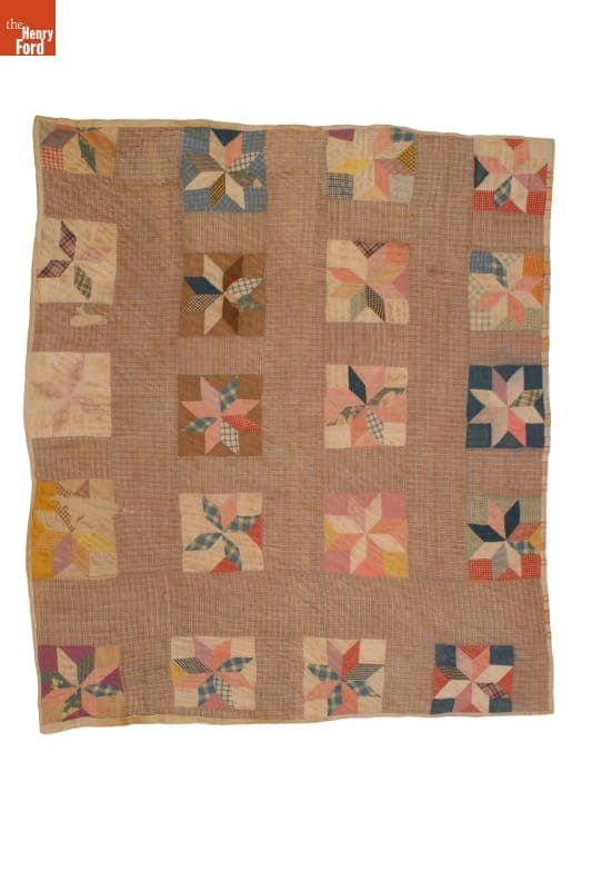Star of LeMoyne Quilt by Susana Allen Hunter, circa 1950