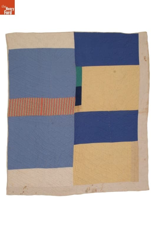Strip Quilt by Susana Allen Hunter, 1940-1970