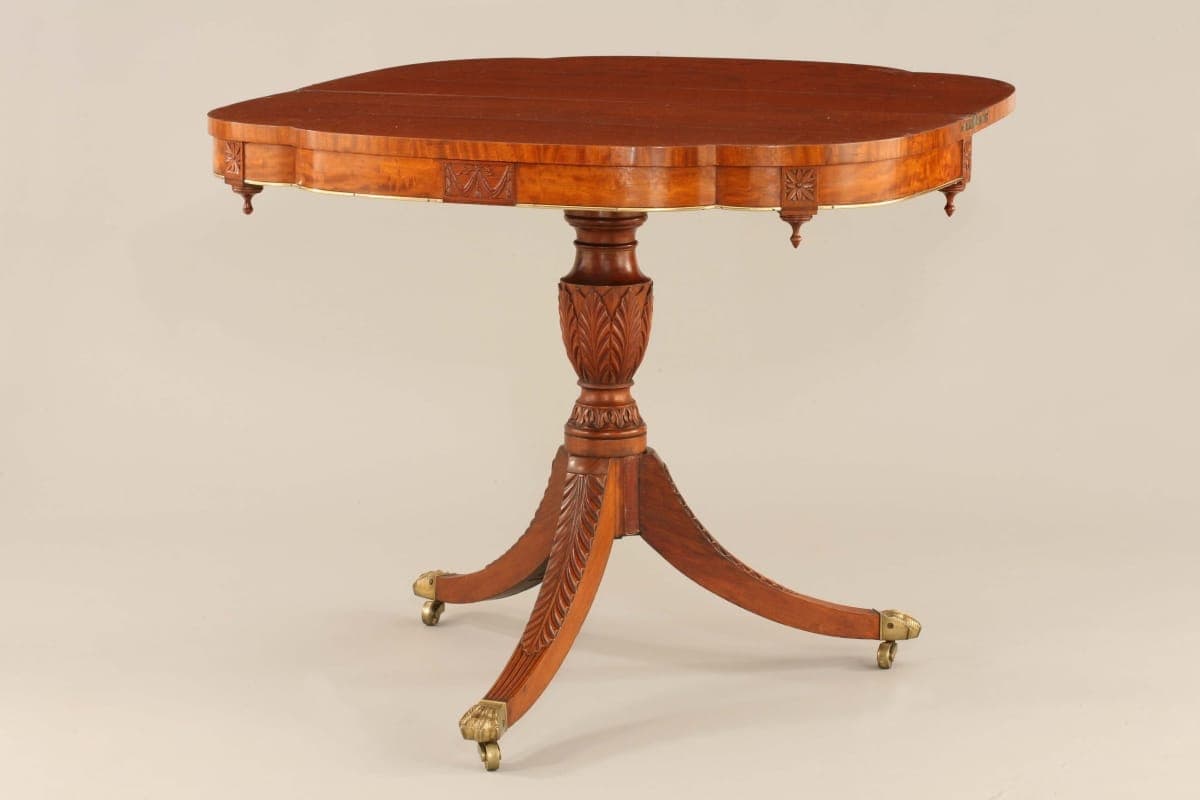 Card Table, Made by Michael Allison, 1810-1820