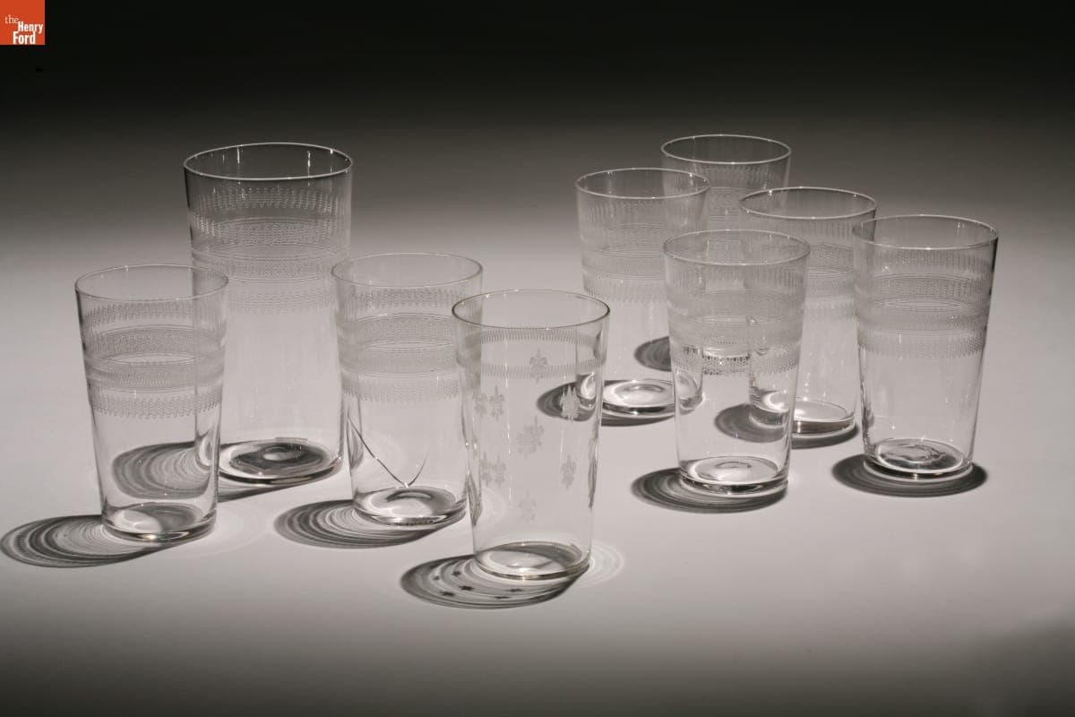 Glass Tumblers, circa 1890
