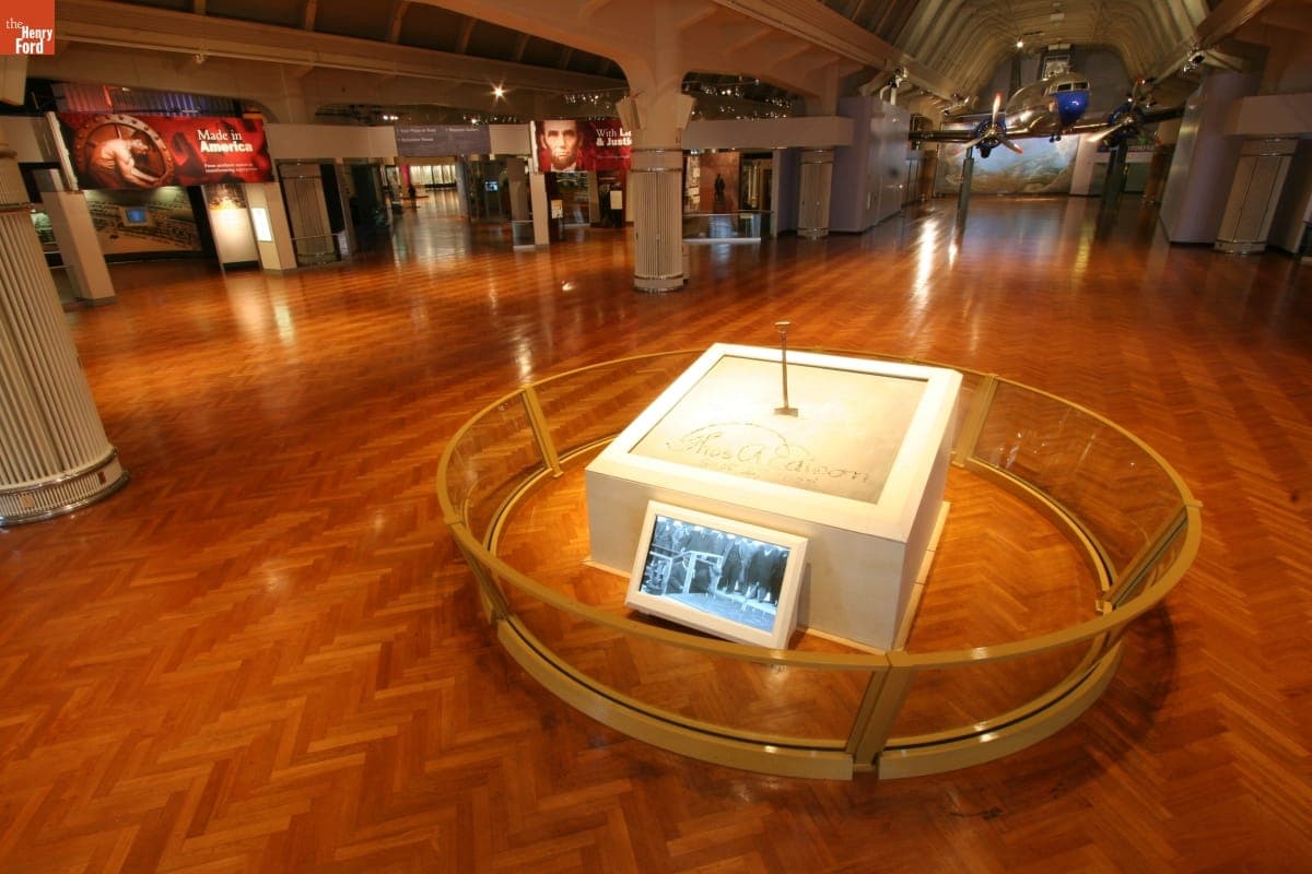 Edison Institute Cornerstone in Henry Ford Museum Plaza, March 2010