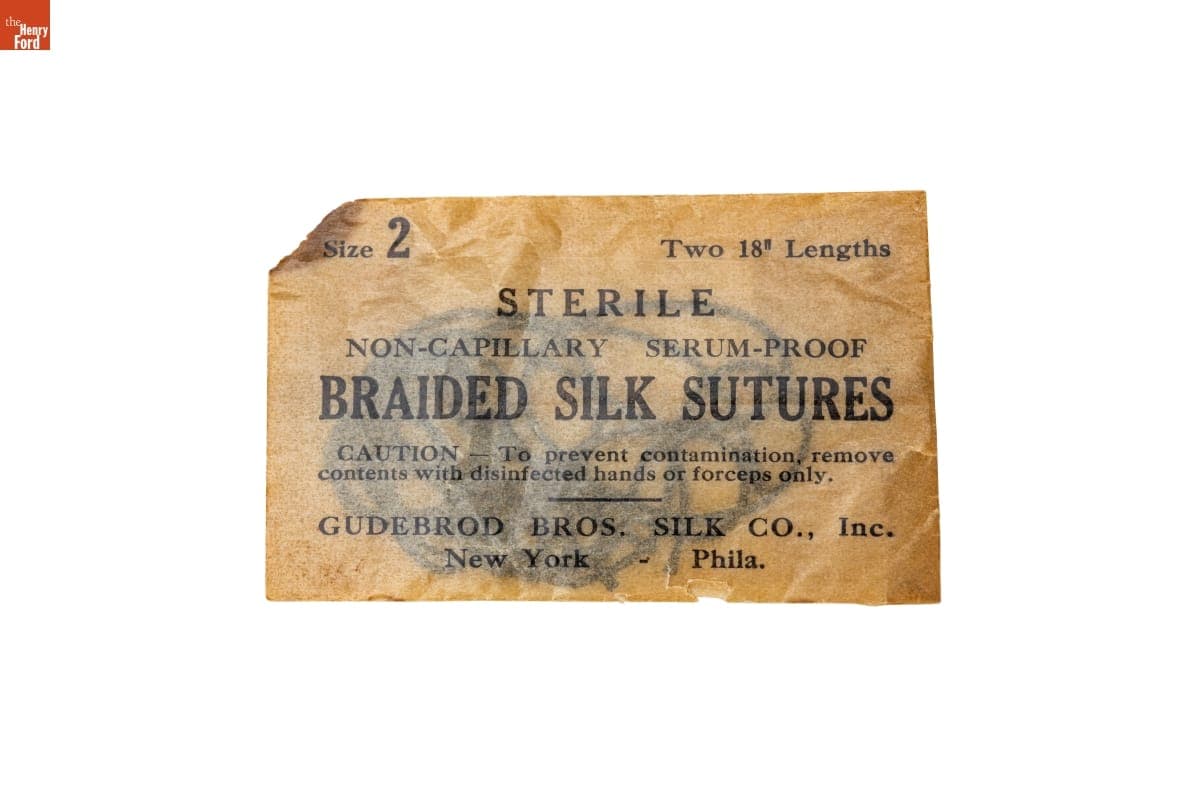 Braided Silk Sutures, circa 1935