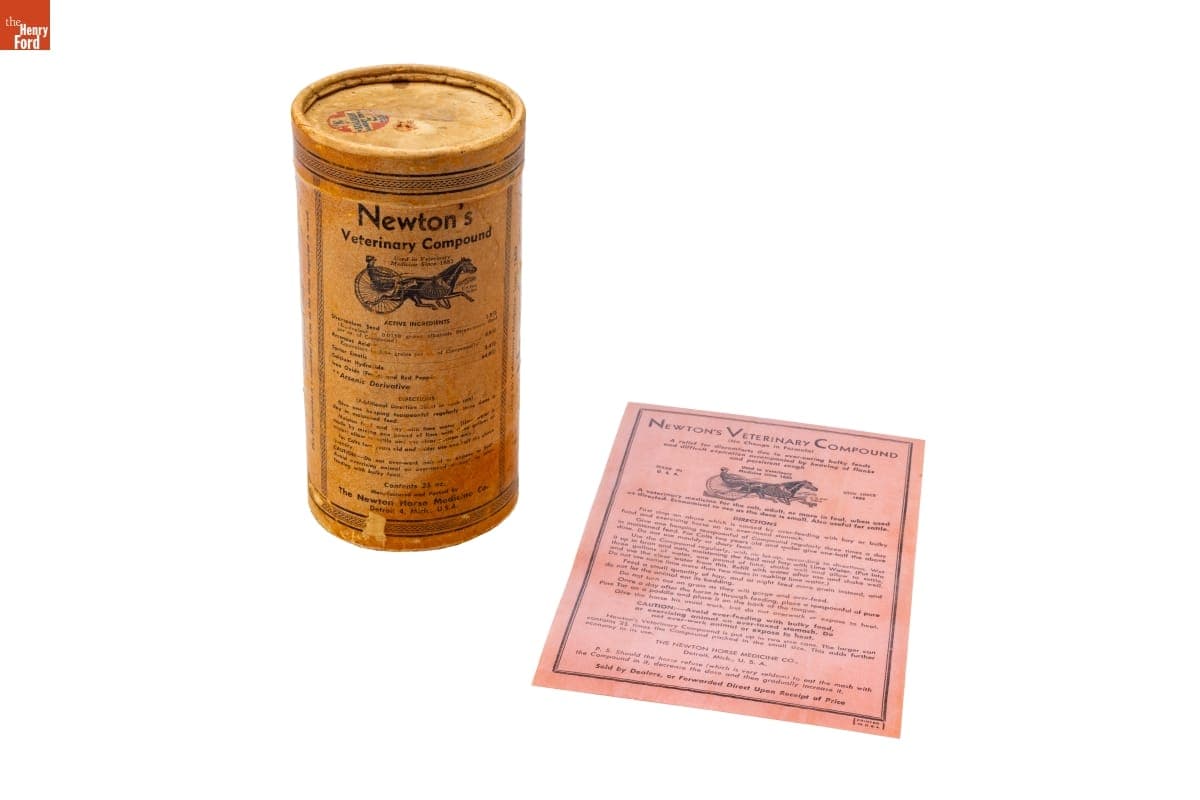 Canister of Veterinary Compound, circa 1939