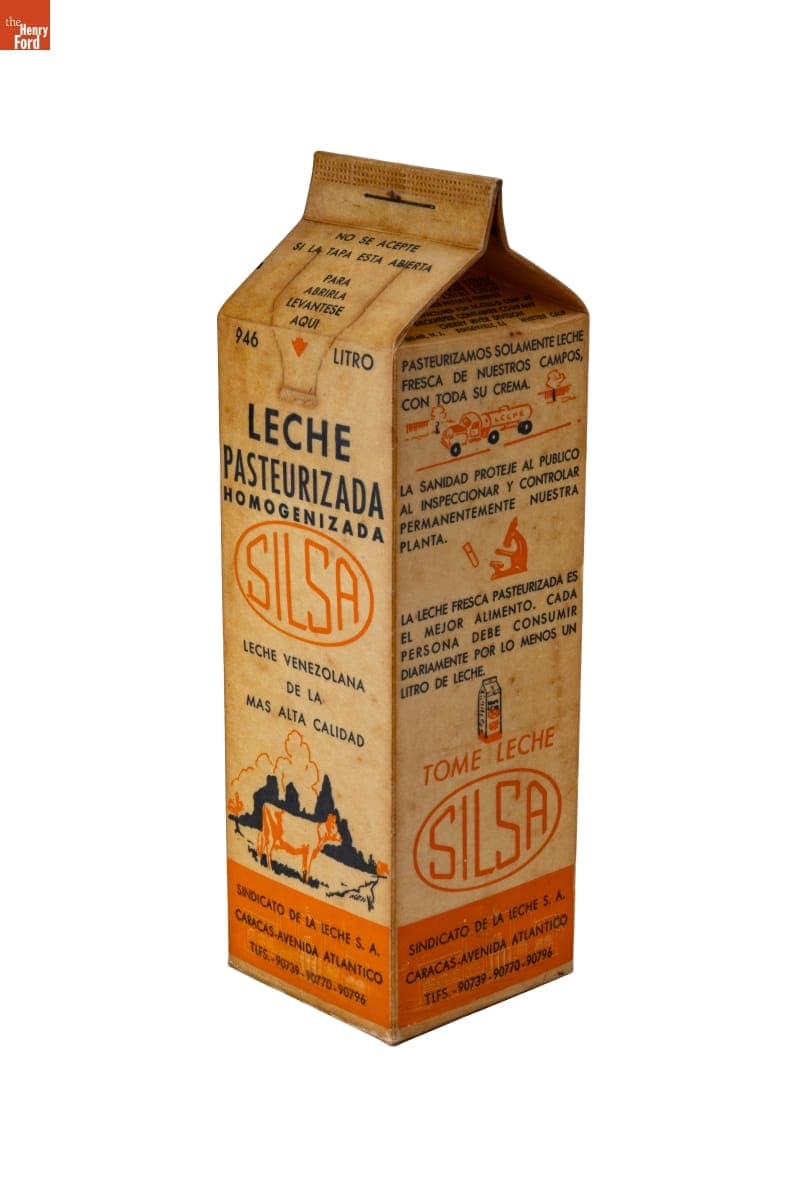 Silsa Milk Carton, circa 1950