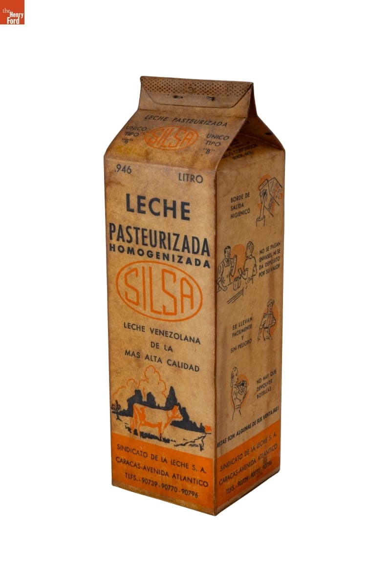 Silsa Milk Carton, circa 1950