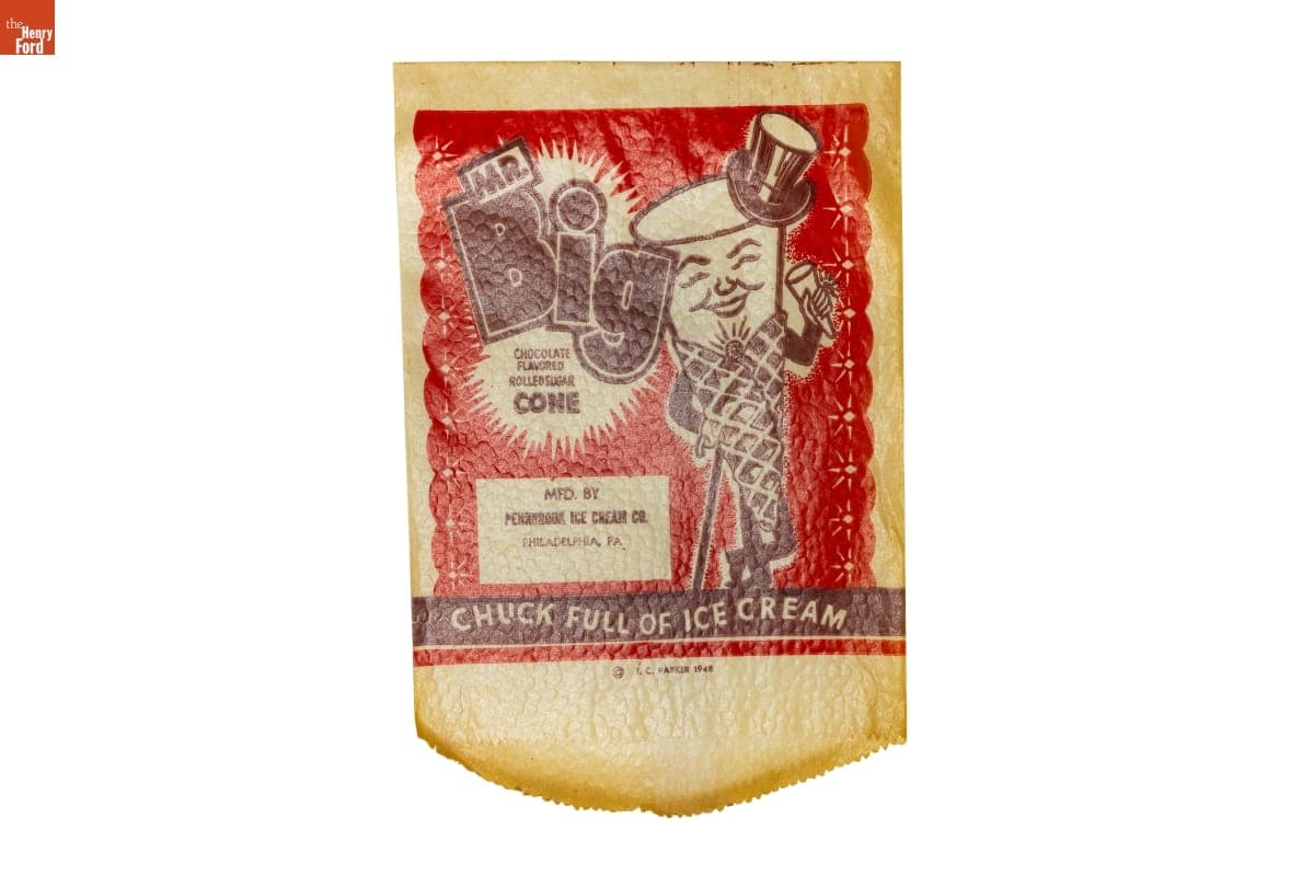 Mr. Big Ice Cream Cone Bag, circa 1948