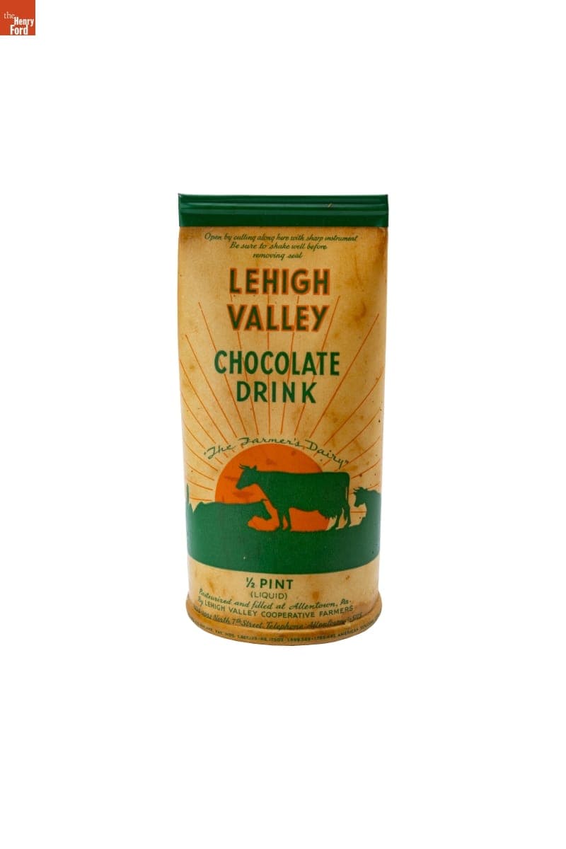Lehigh Valley Chocolate Drink Carton