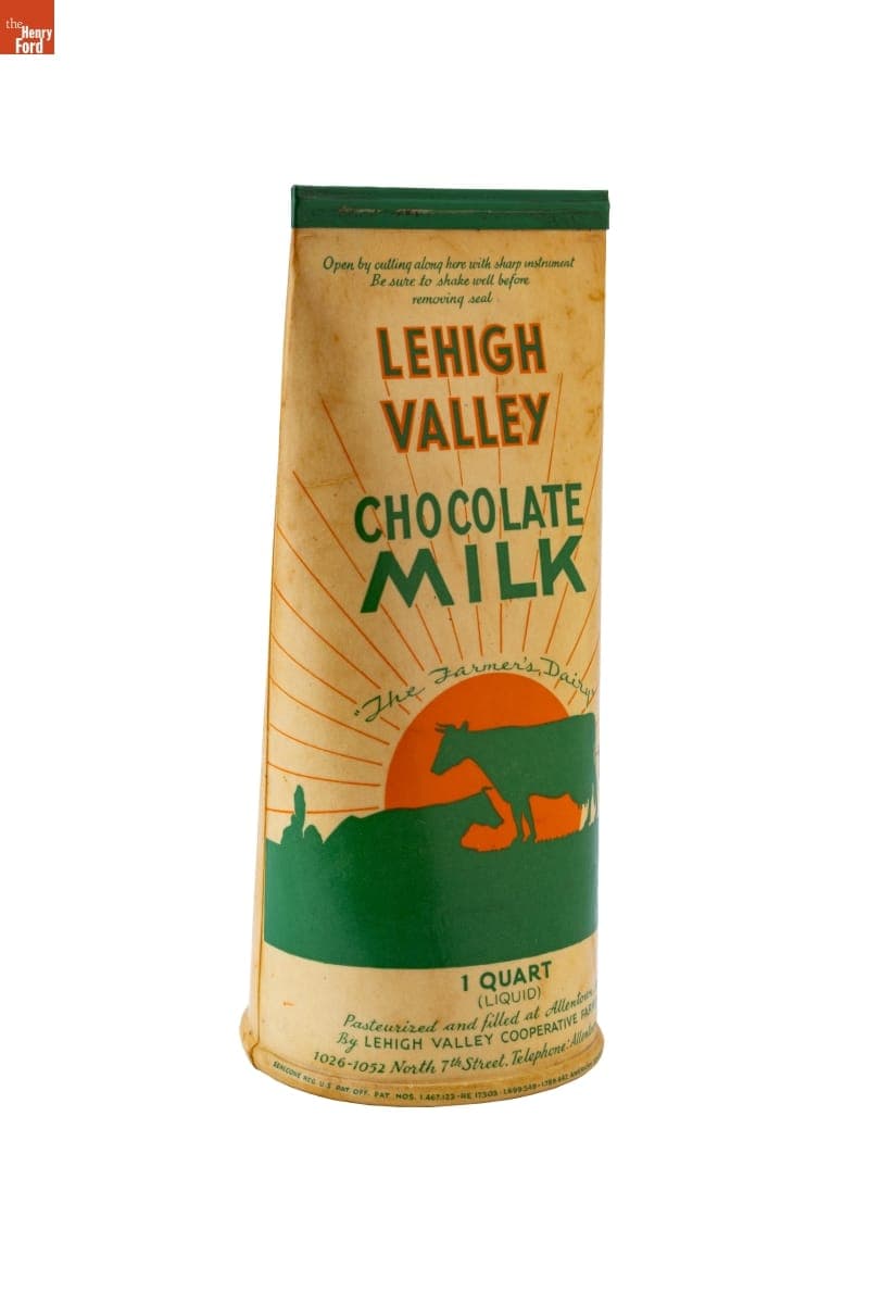 Lehigh Valley Chocolate Milk Carton