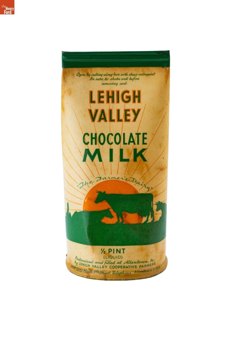 Lehigh Valley Chocolate Milk Carton