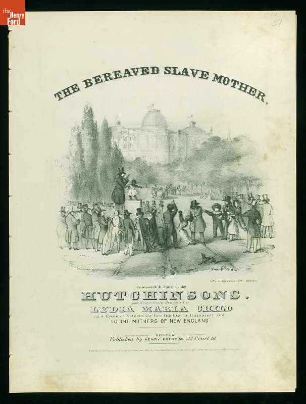 "Bereaved Slave Mother," 1844
