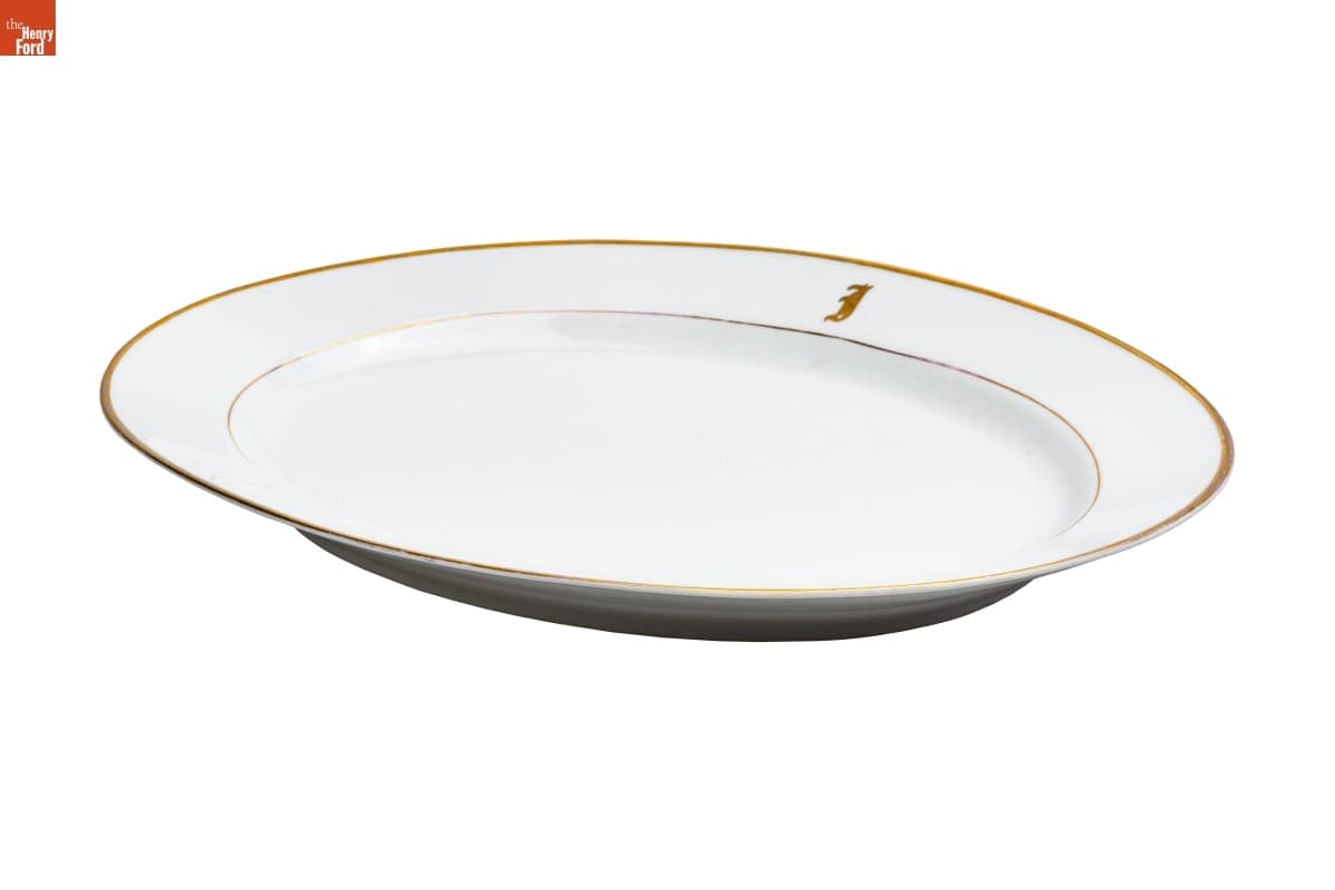 Serving Plate Used by the Jackson Family, Selma, Alabama