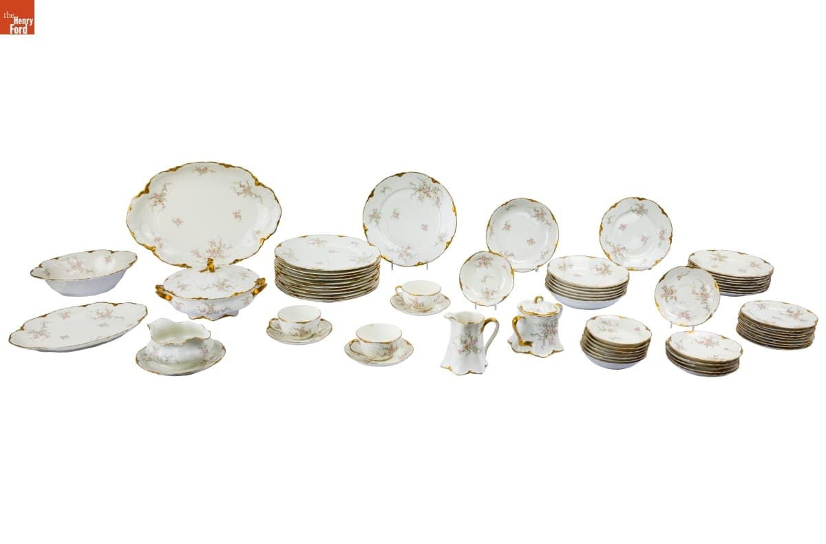 Set of China Used by the Jackson Family, Selma, Alabama