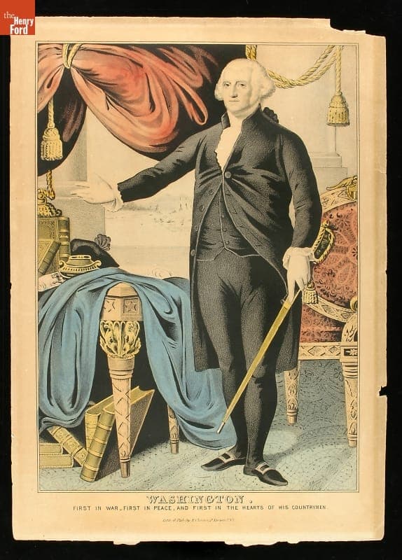 "Washington. First in War-- First in Peace, and First in the Hearts of His Countrymen," circa 1848