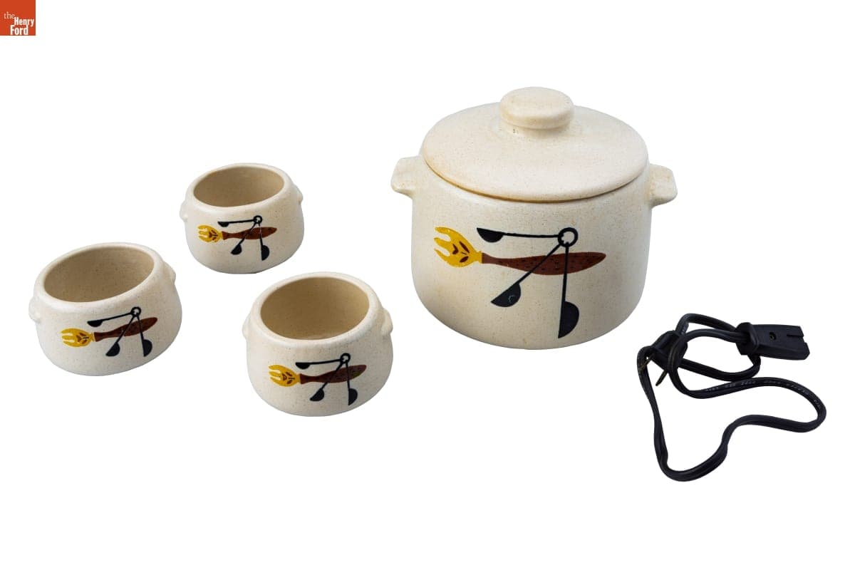 Westbend Patio Bean Pot Set Used by the Jackson Family, Selma, Alabama