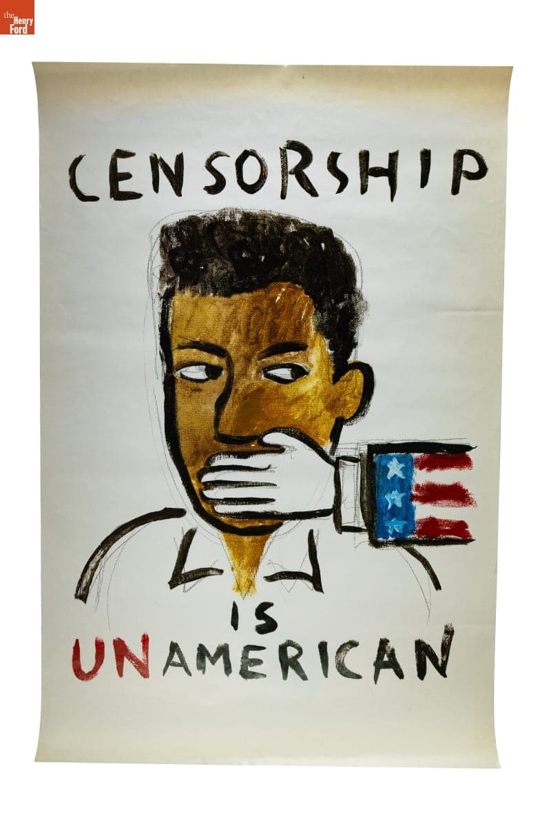 "Censorship is UnAmerican," 1990
