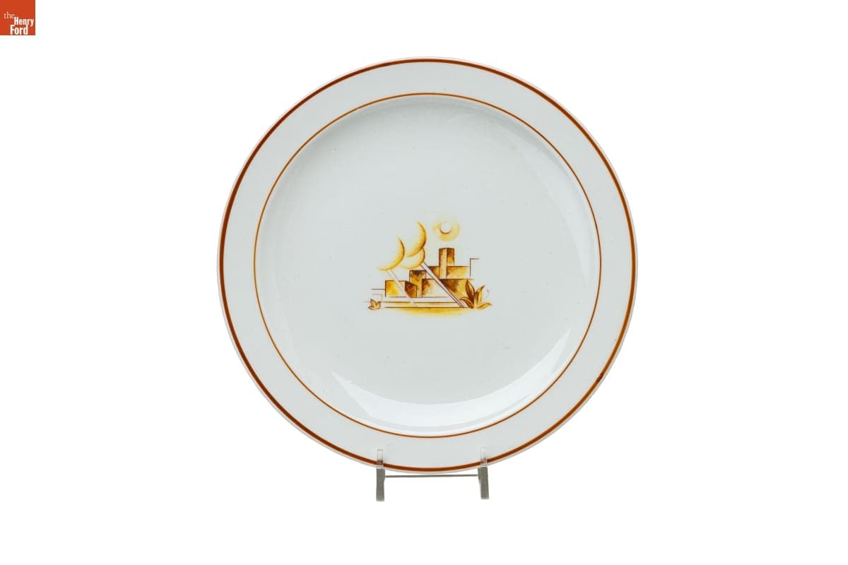 "Metropolis" Plate, circa 1935