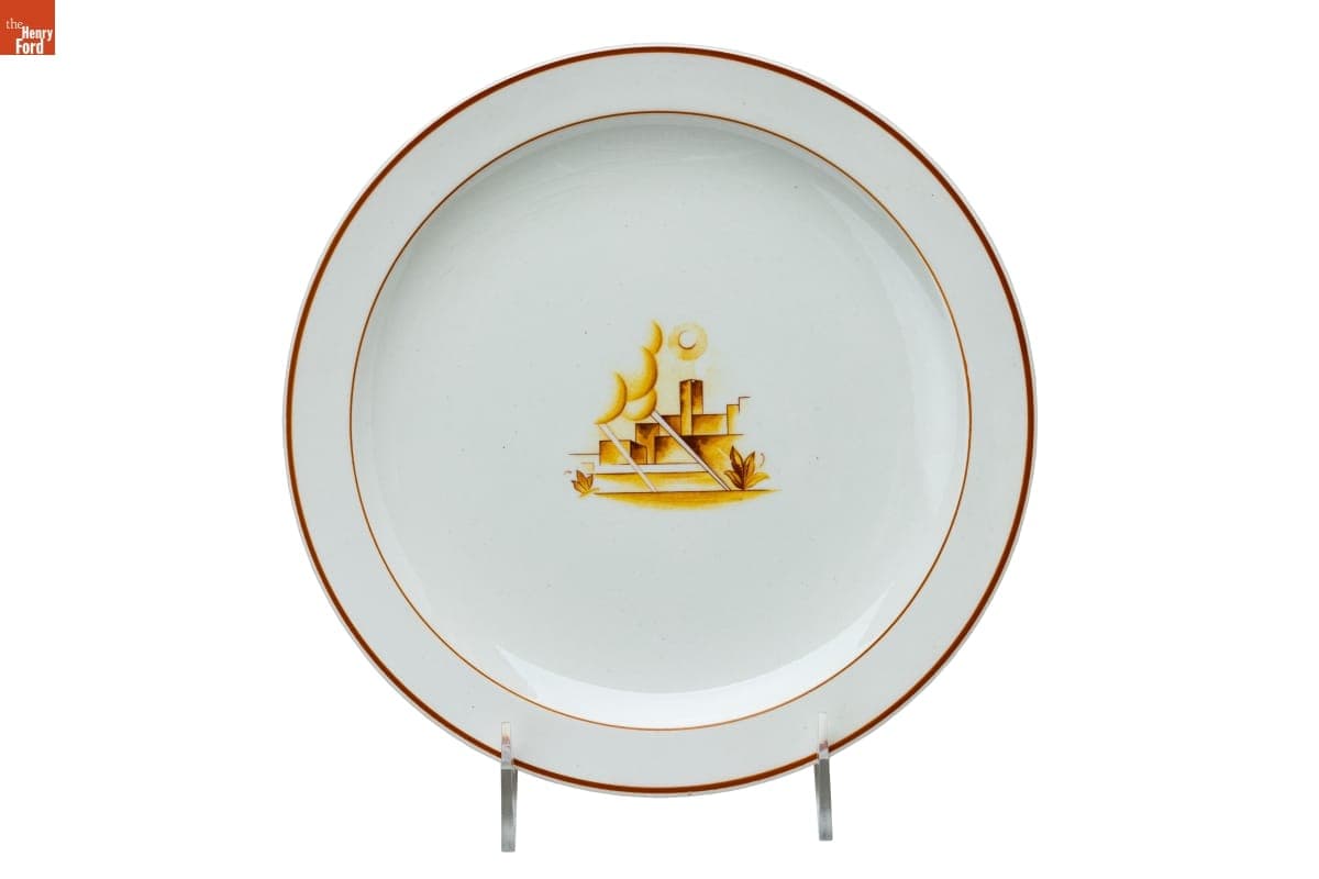 "Metropolis" Plate, circa 1935