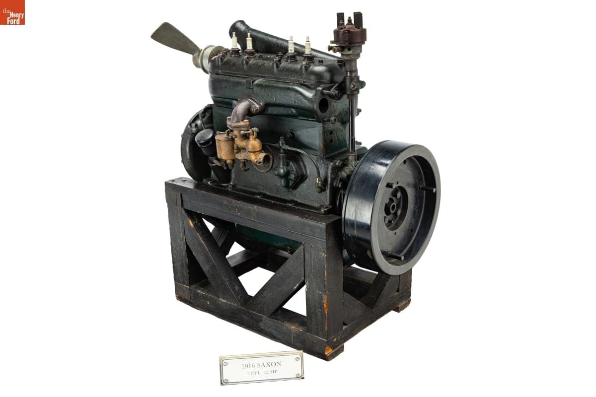Saxon Motor Car Company Automobile Engine, 1916