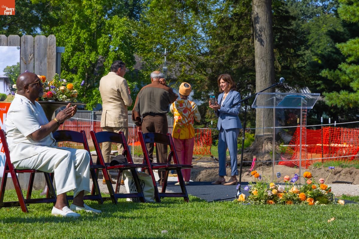Jackson Home Groundbreaking Ceremony in Greenfield Village, August 8, 2024
