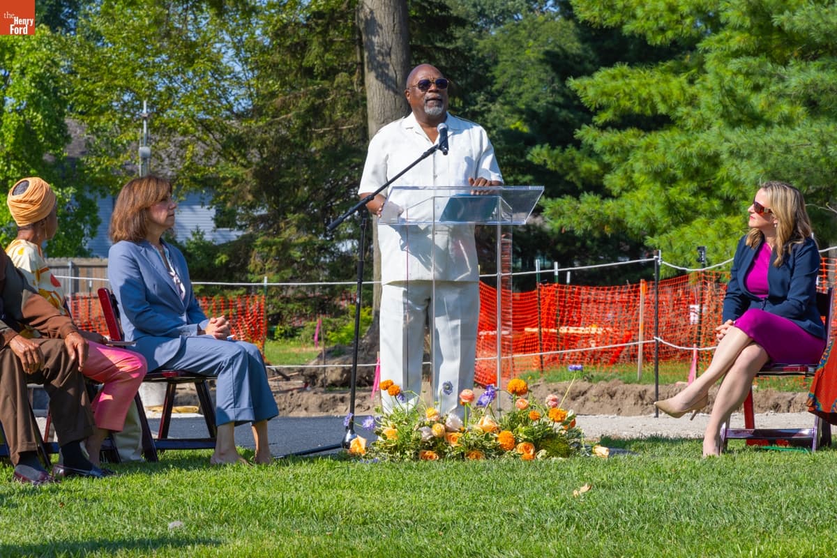 Jackson Home Groundbreaking Ceremony in Greenfield Village, August 8, 2024