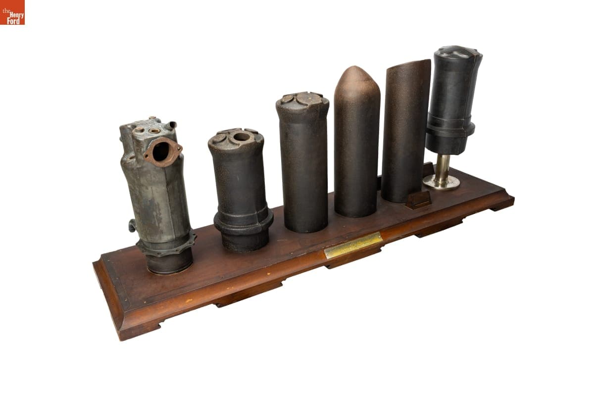 Liberty Aircraft Engine Cylinders, circa 1918