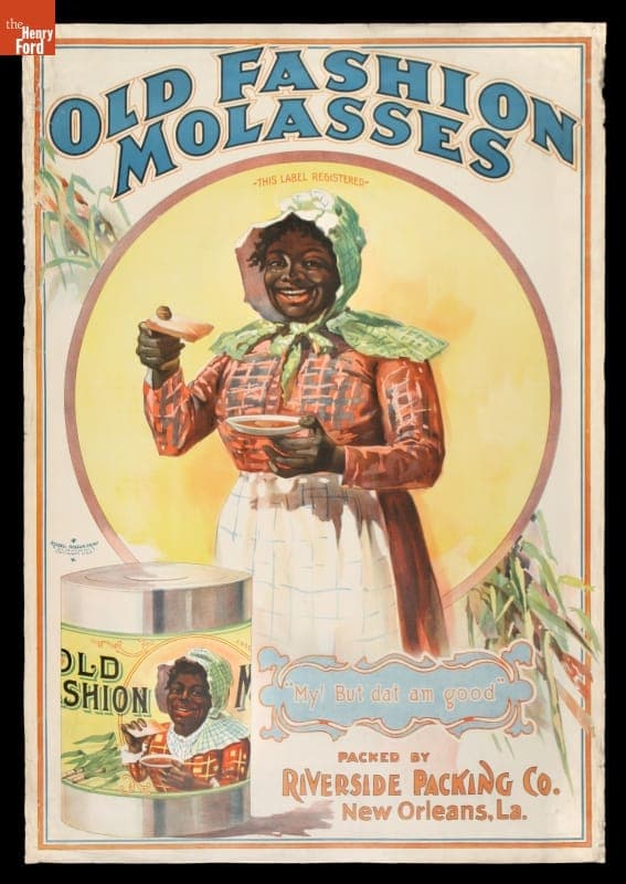 Advertising Poster, "Old Fashion Molasses," circa 1900