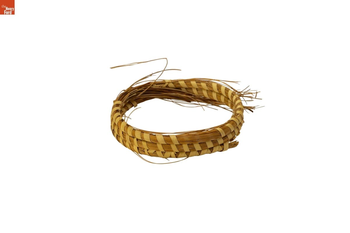 Unfinished Sweetgrass Basket Part, 1991