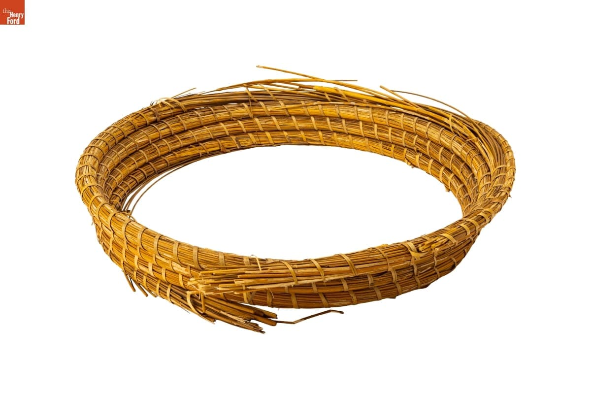 Unfinished Sweetgrass Basket Part, 1991