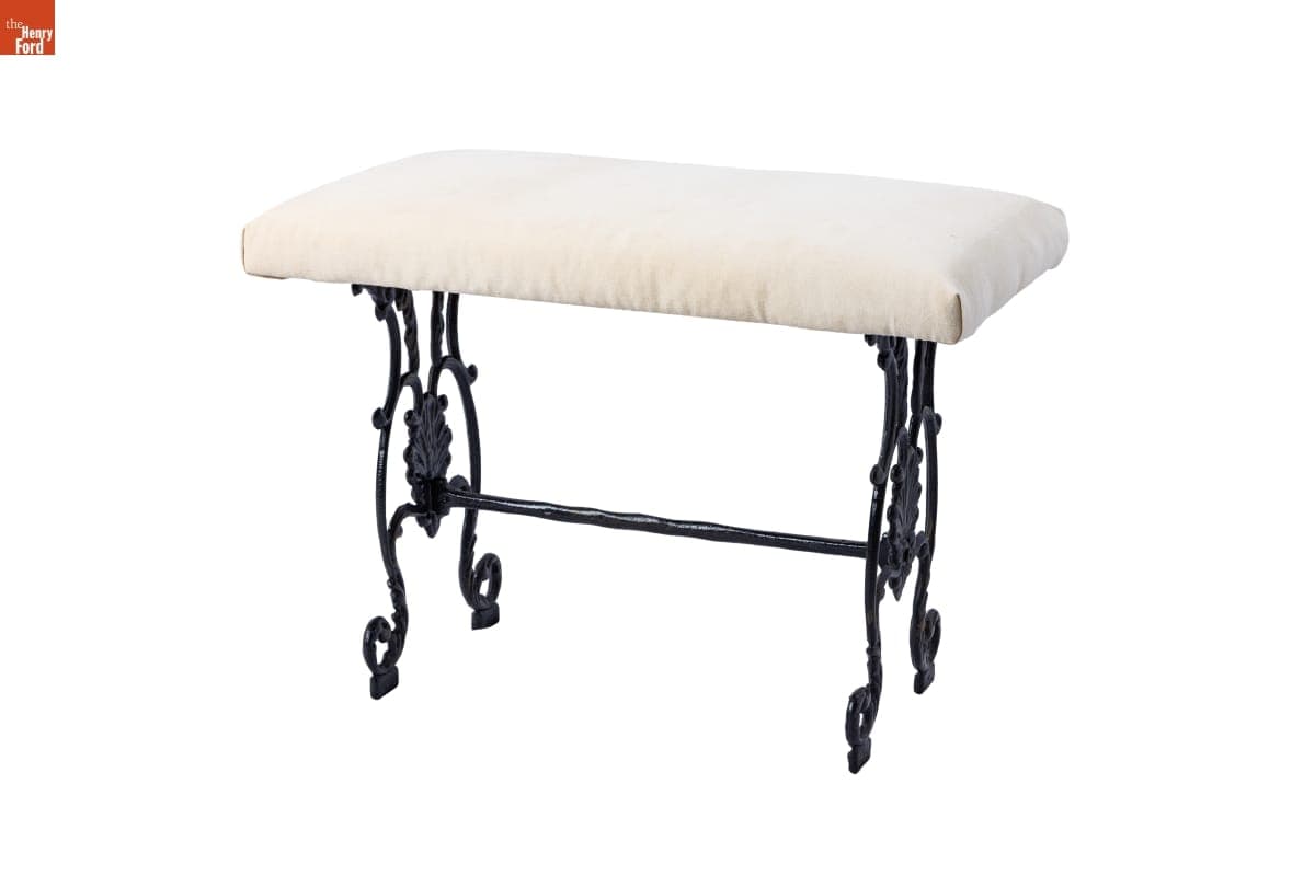 Ottoman Footstool Used by the Jackson Family, Selma, Alabama