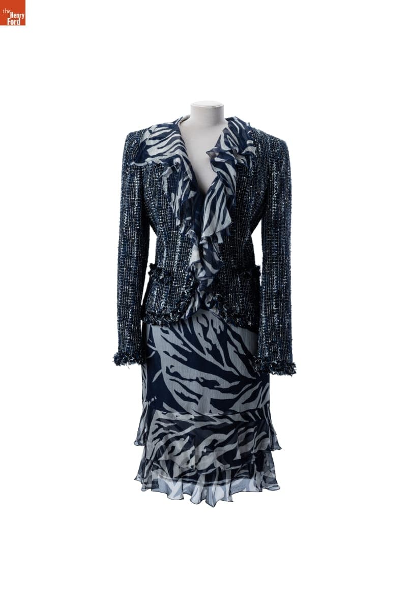 Outfit, Worn by Florine Mark, circa 1990