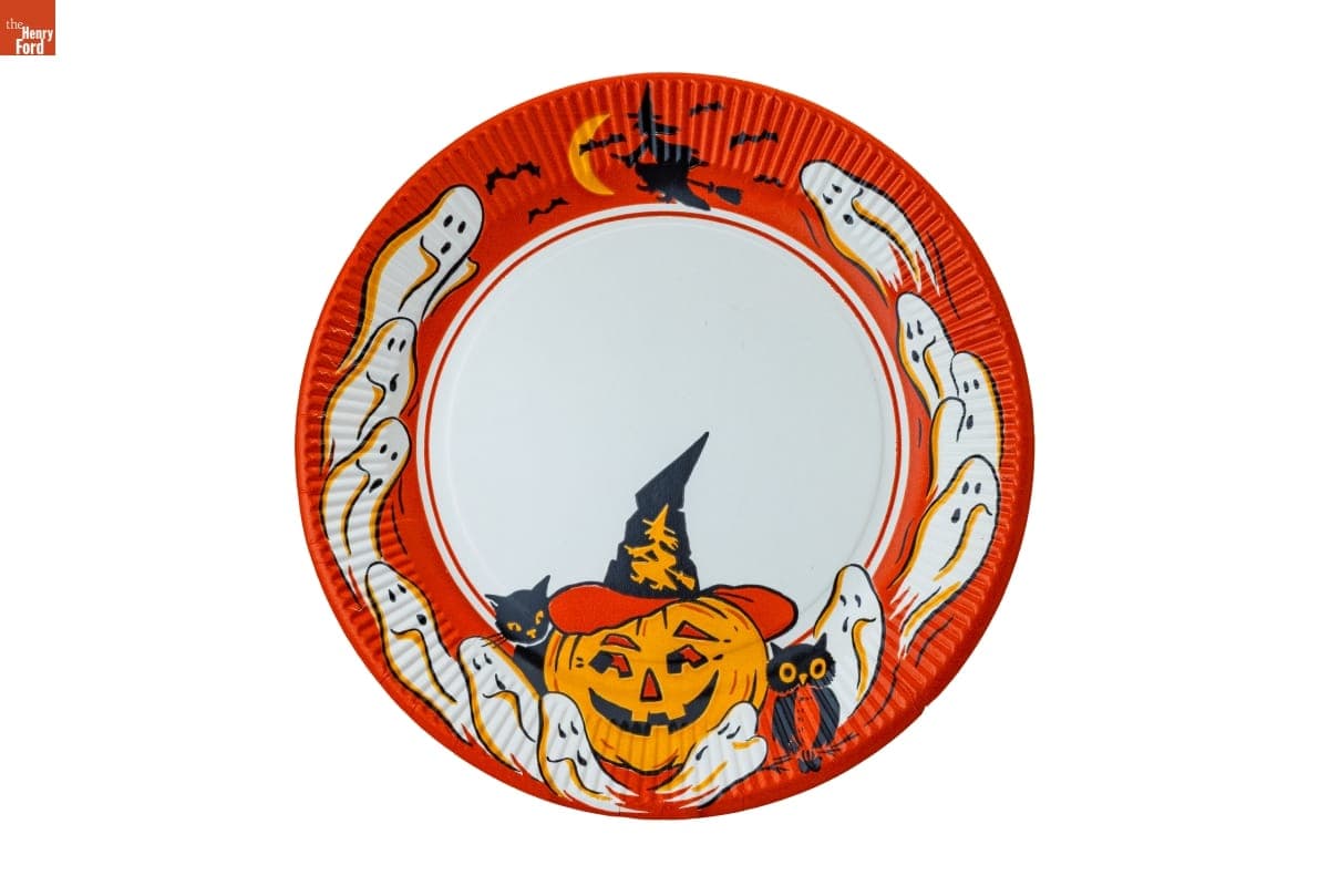 Halloween Paper Plate, 1950-1960