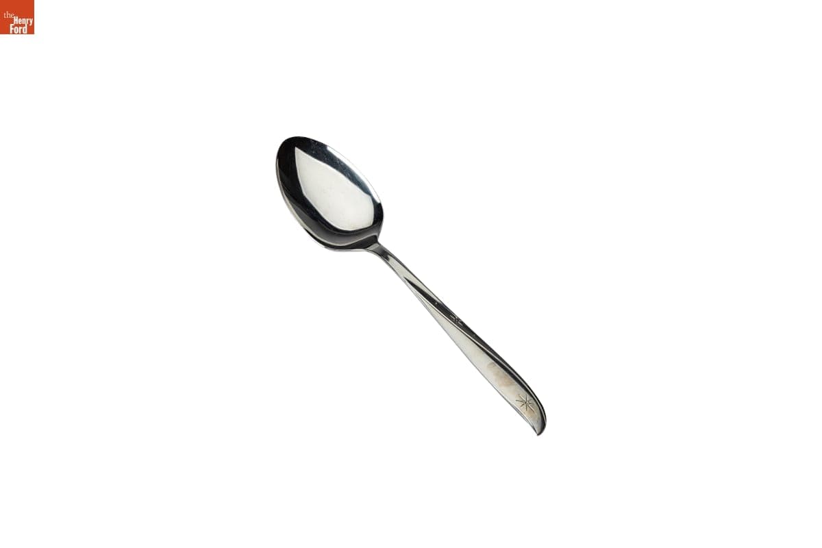 Oneida "Twin Star" Serving Spoon, 1959-1965