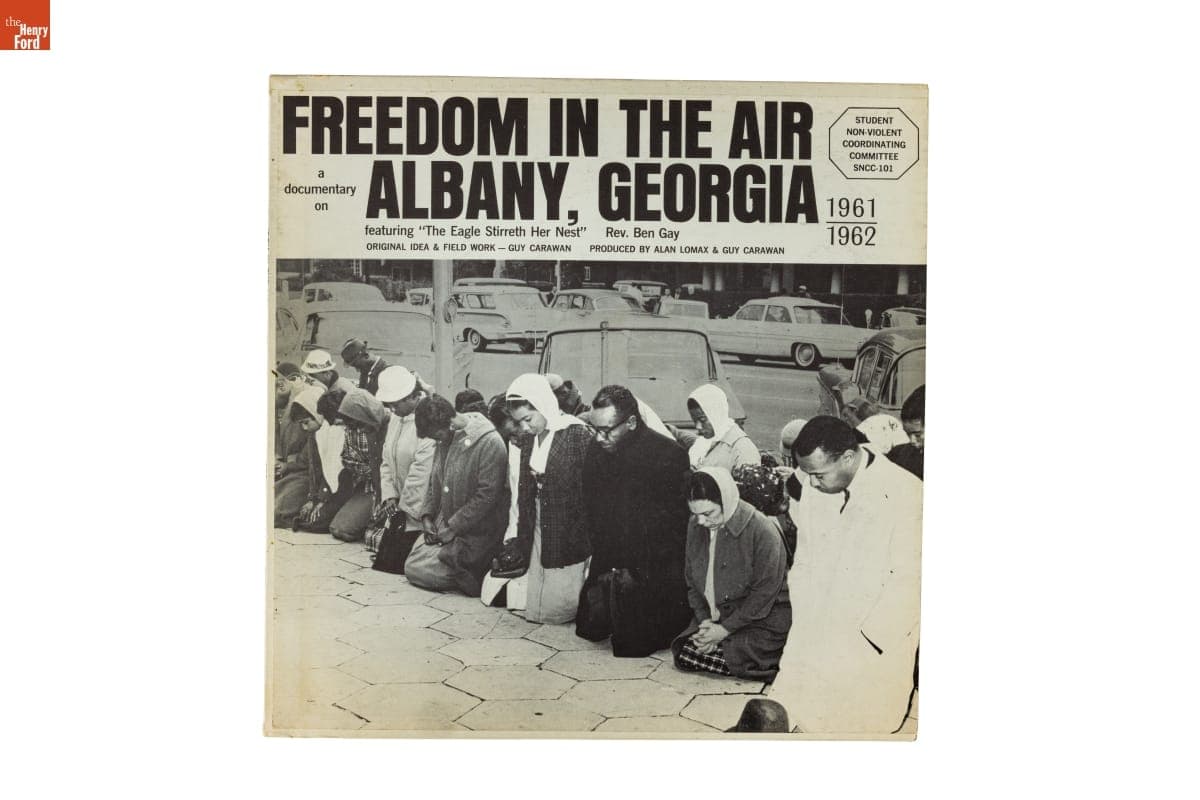 "Freedom in the Air: A Documentary on Albany, Georgia" Record Cover, 1962