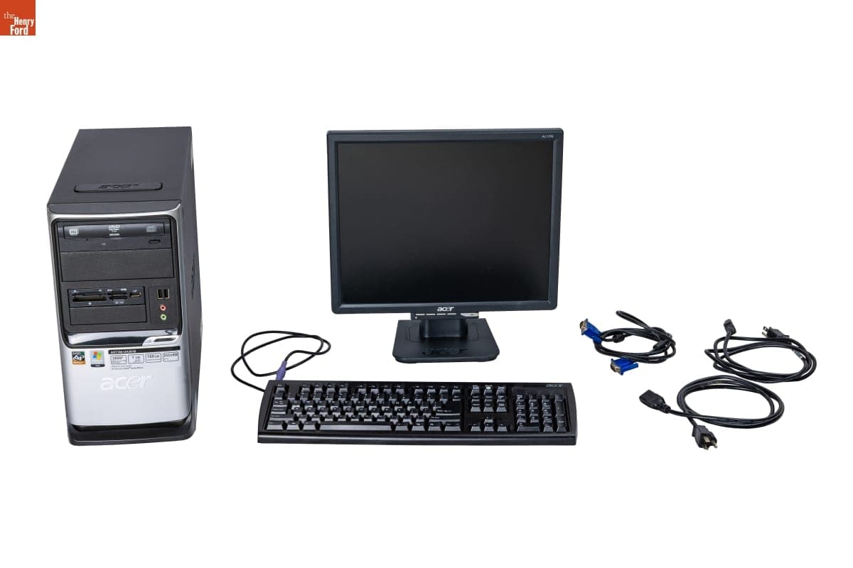 Acer Computer Set Used by Richie Jean Jackson, Selma, Alabama